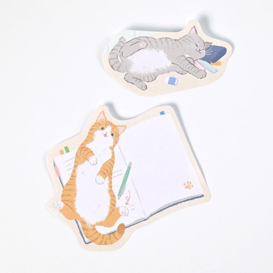 Notes Autocollantes Chats Studieux NB Co.