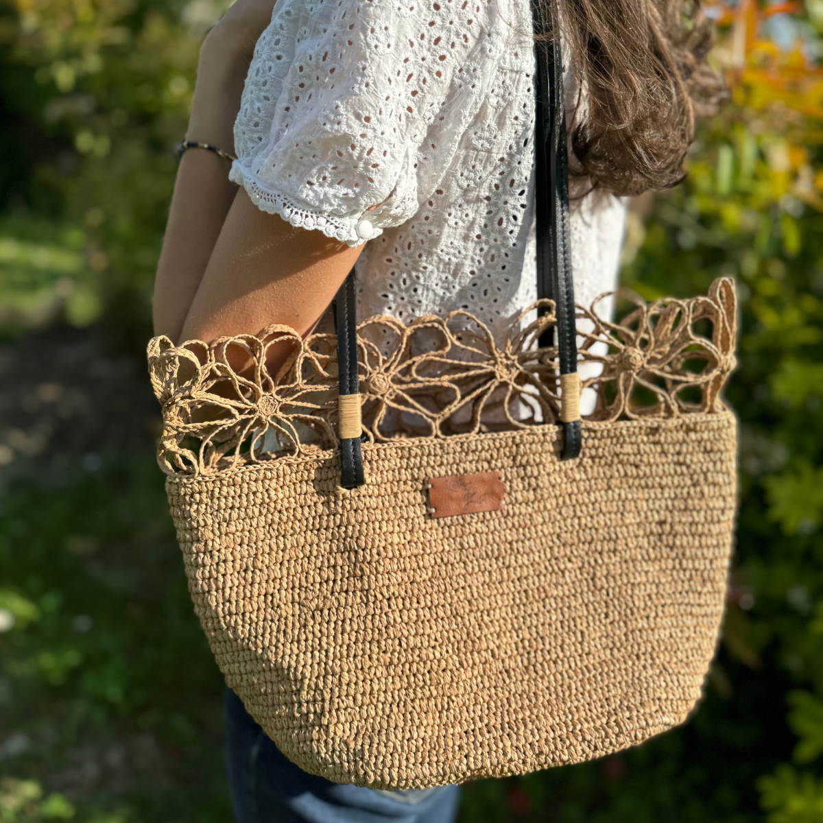 Sac en Raphia Flo