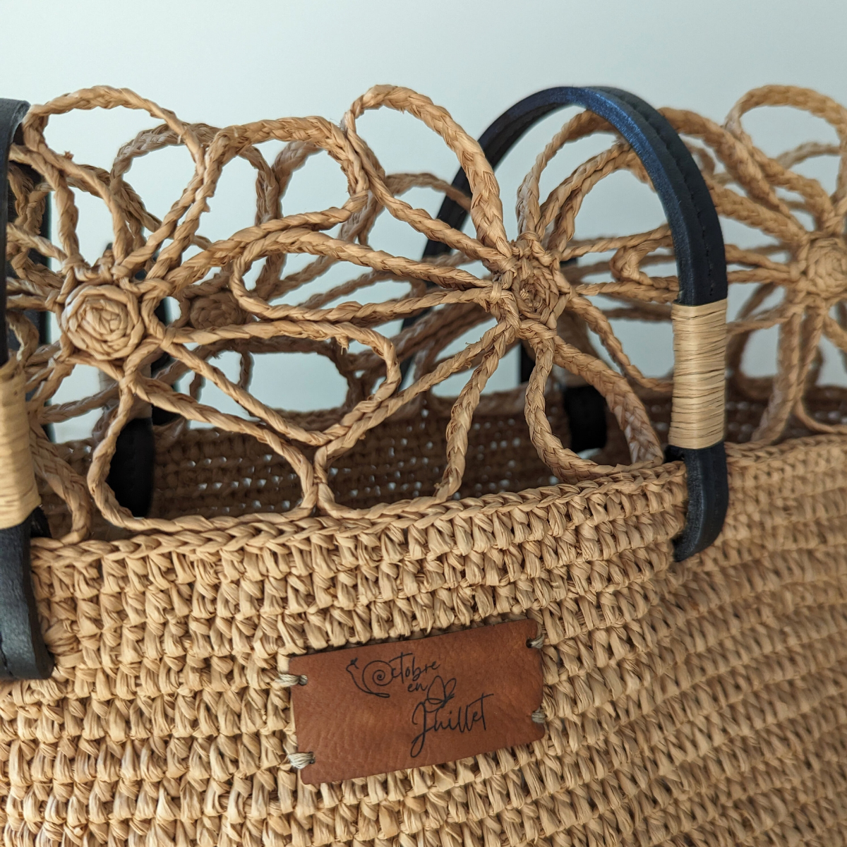 Sac en Raphia Flo
