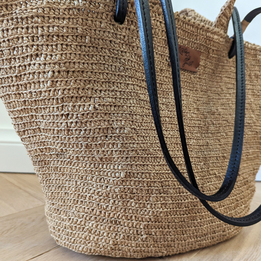 Sac en Raphia Madagascar Olivia