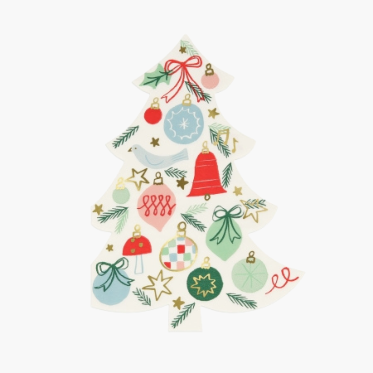 Serviettes en Papier Sapin de Noël