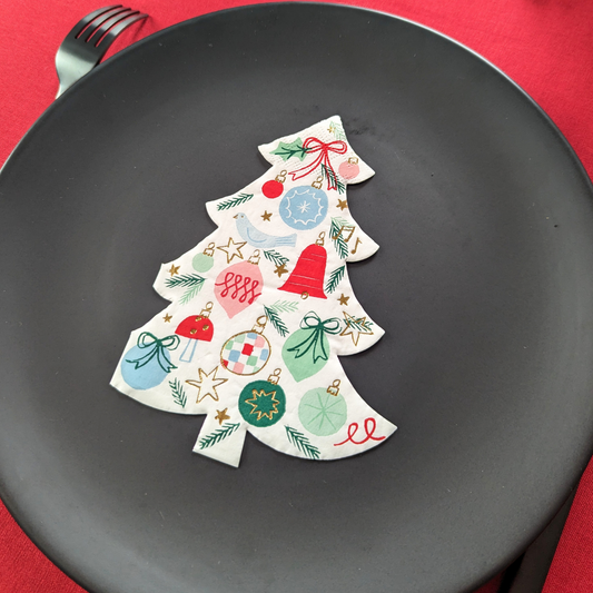 Serviettes en Papier Sapin de Noël