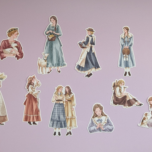 Stickers Demoiselles à la Campagne