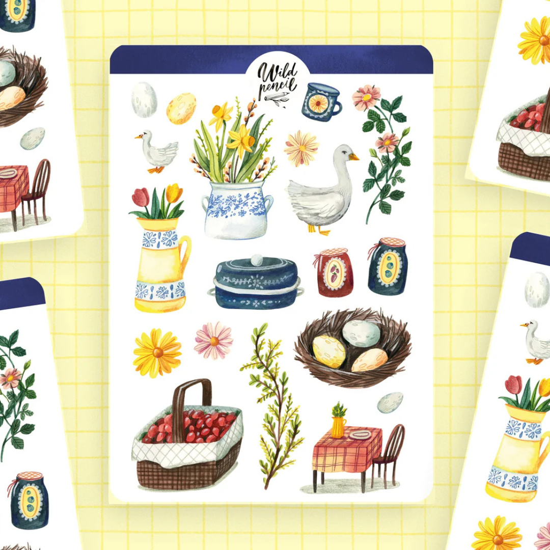 Stickers Cottage Wild Pencil