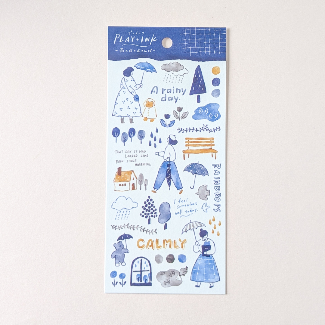 Stickers Mind Wave – Promenade sous la pluie