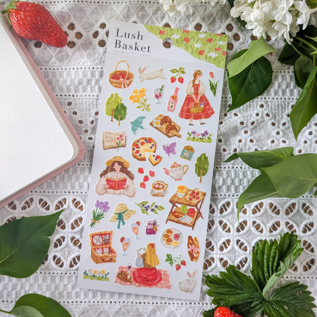 Stickers Mind Wave – Pique-nique & fraises des bois