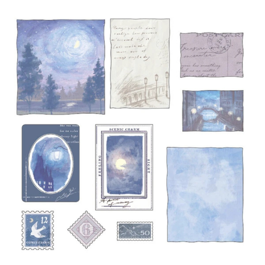 Pochette Stickers Clair de Lune Mind Wave
