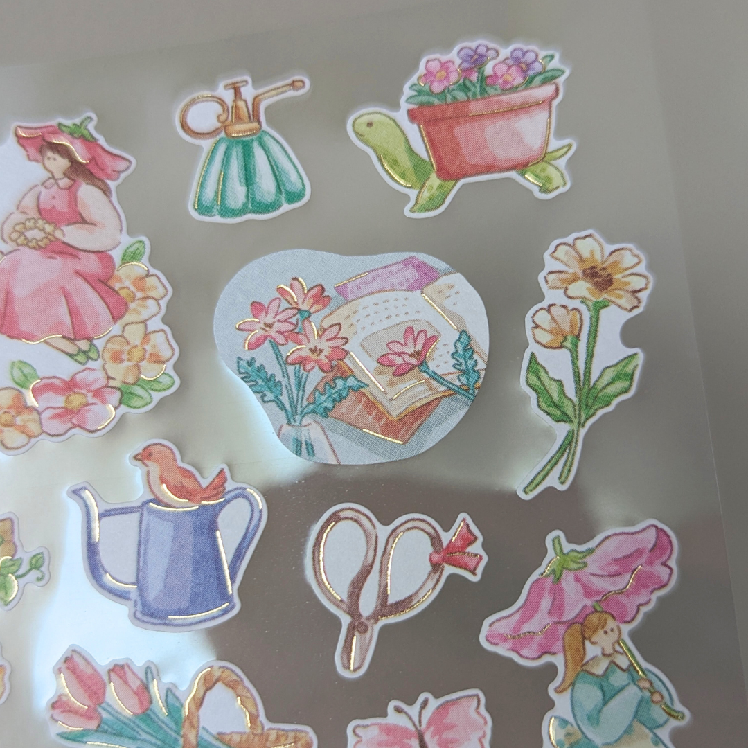 Planche de Stickers Jardin Merveilleux Mind Wave