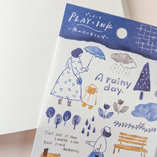 Stickers Mind Wave – Promenade sous la pluie