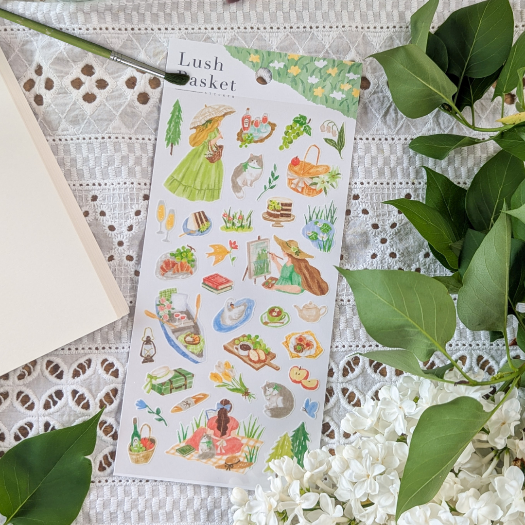 Stickers Mind Wave – Pique-nique champêtre & peinture en plein air