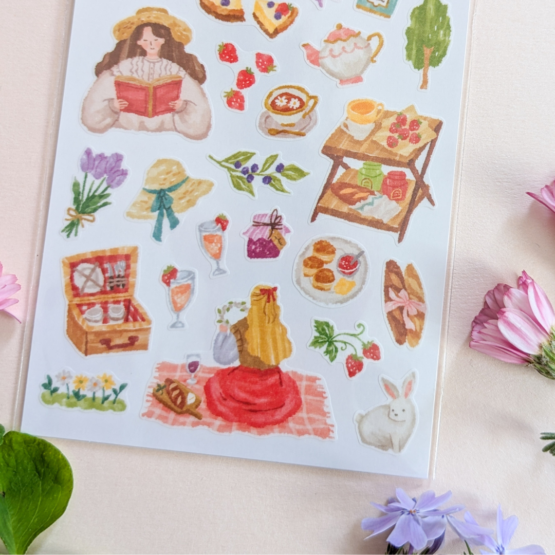 Stickers Mind Wave – Pique-nique & fraises des bois