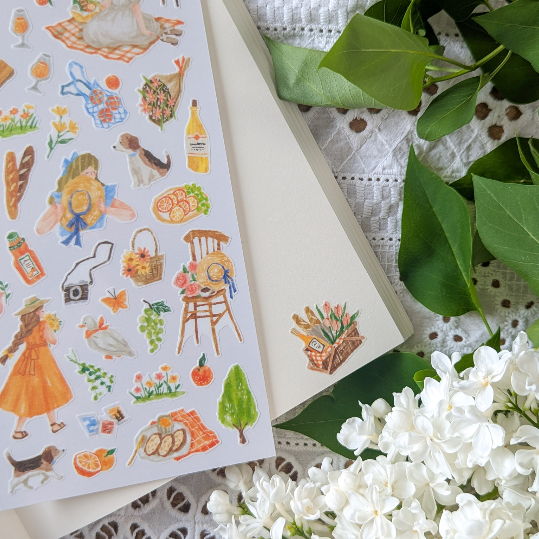 Stickers Mind Wave – Pique-nique & promenade au soleil