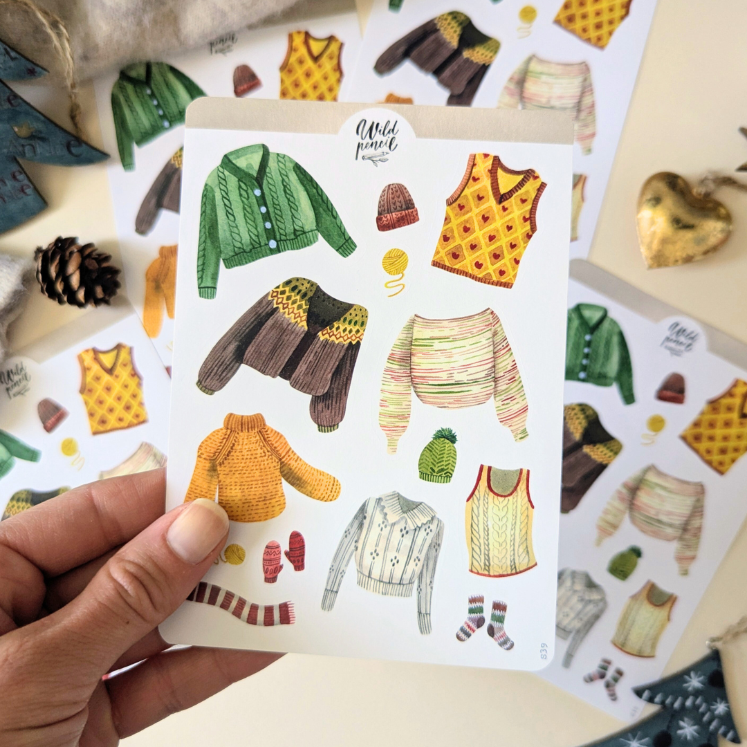 Stickers Pulls d'Hiver - Wild Pencil