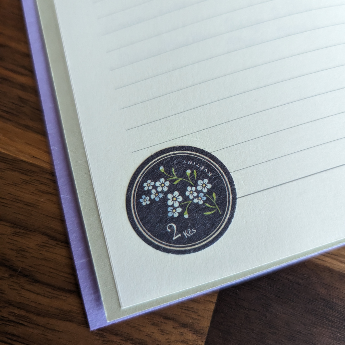 Stickers Timbres Bleus Vintage