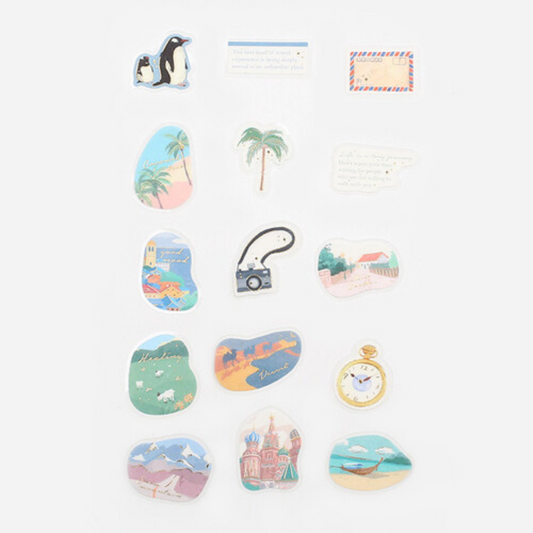 Chaque sticker est une invitation à la créativité, à l'expression de soi et à la rêverie. Ils vous permettent de personnaliser votre correspondance, d'embellir vos pages de carnet et de faire de votre agenda un recueil de rêves et de projets.