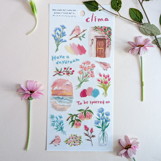 Ensemble de 5 Planches de Stickers