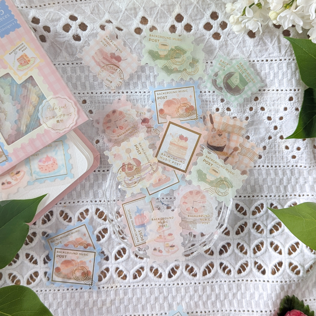 Stickers Timbres Tea Time - BGM