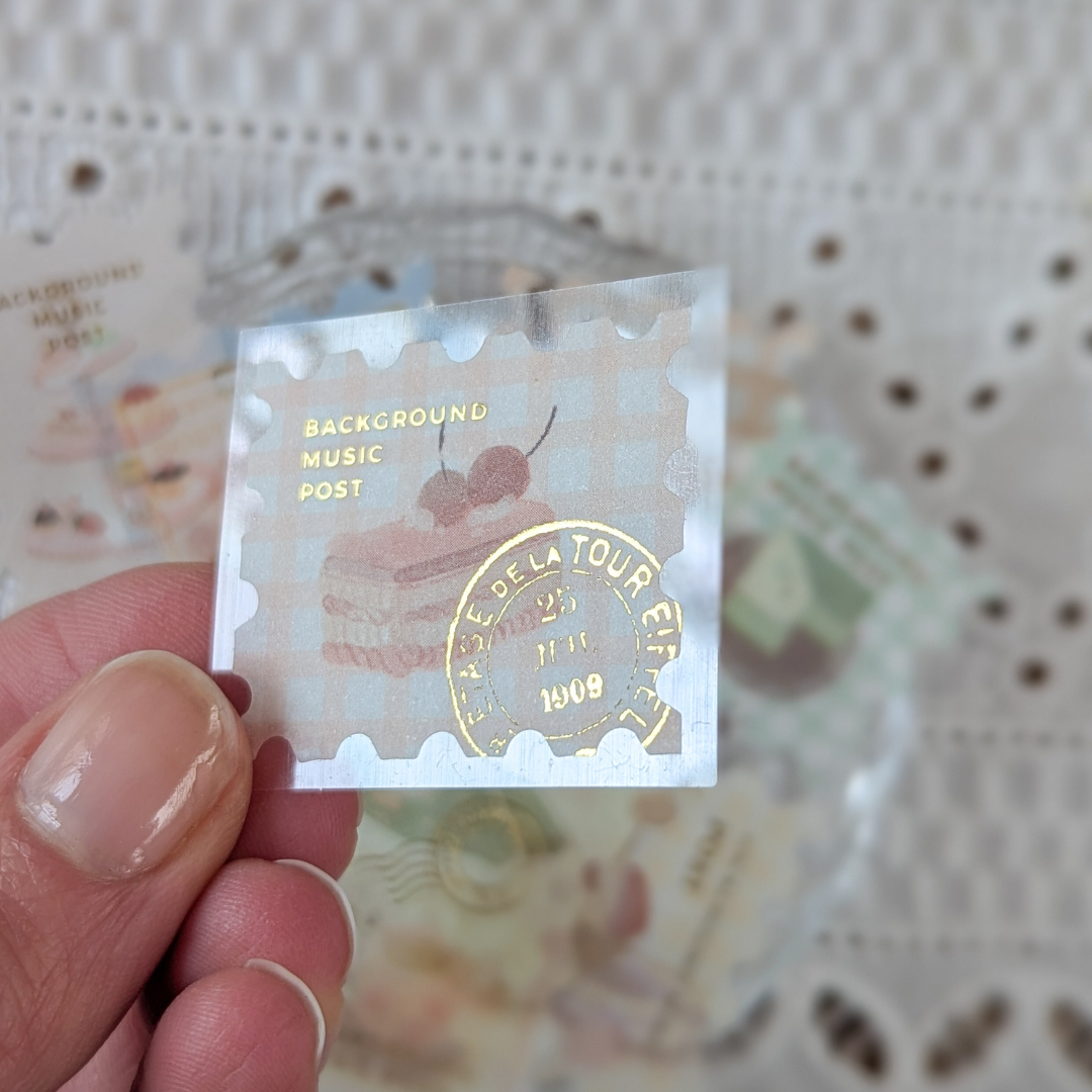 Stickers Timbres Tea Time - BGM