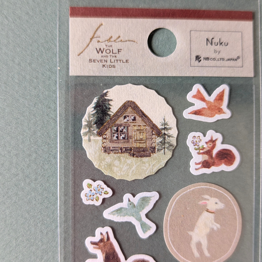 Stickers le Loup et les Sept Chevreaux - Nb Co. Japan