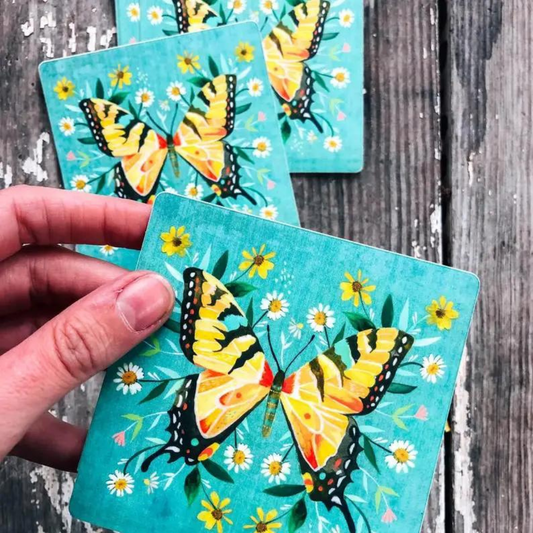 Autocollant Katie Daisy Papillon