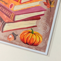 Affiche Bibliothèque d'automne - Katie Daisy