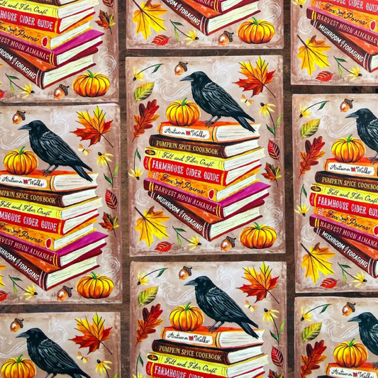 Autocollant Bibliothèque d'Automne Katie Daisy