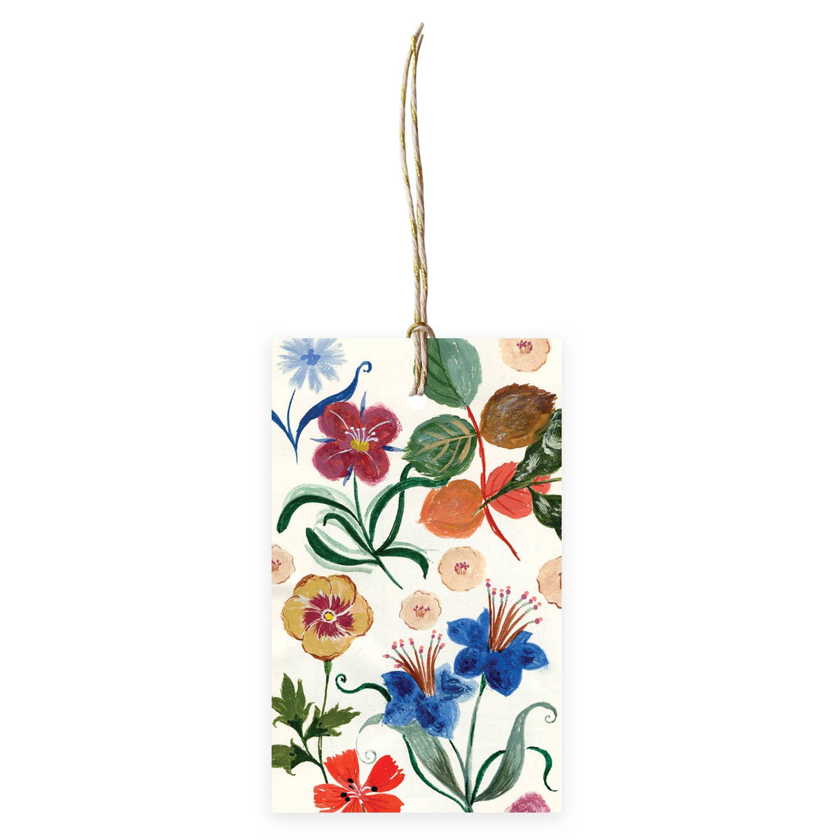 Étiquettes cadeaux Fleurs lot de 6 Flora Waycott
