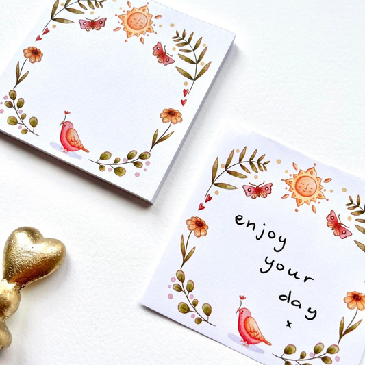 Mini Bloc-Notes Printemps Nikki Dotti