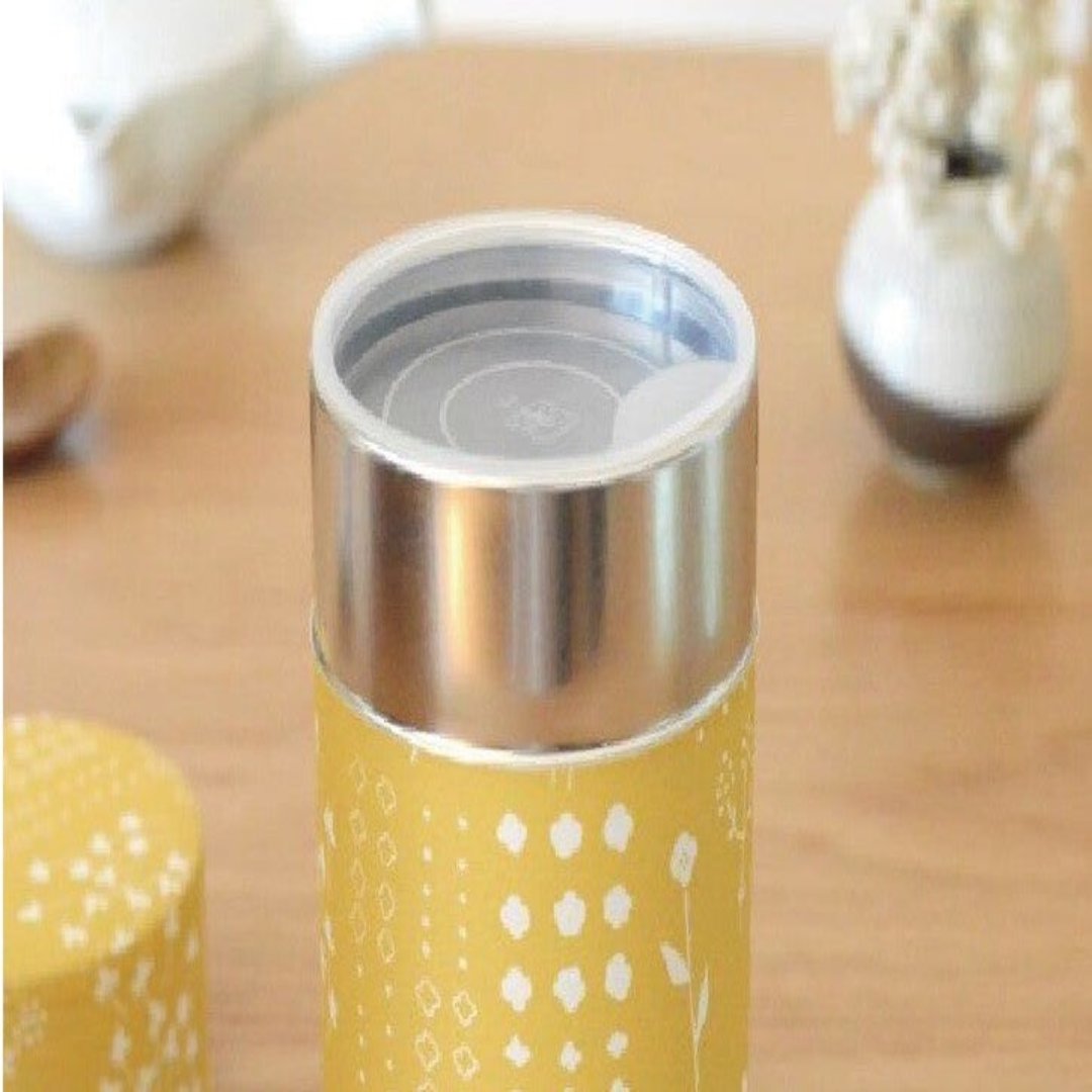 Boîte à Thé Japonaise en Papier Washi Fleurs Blanches