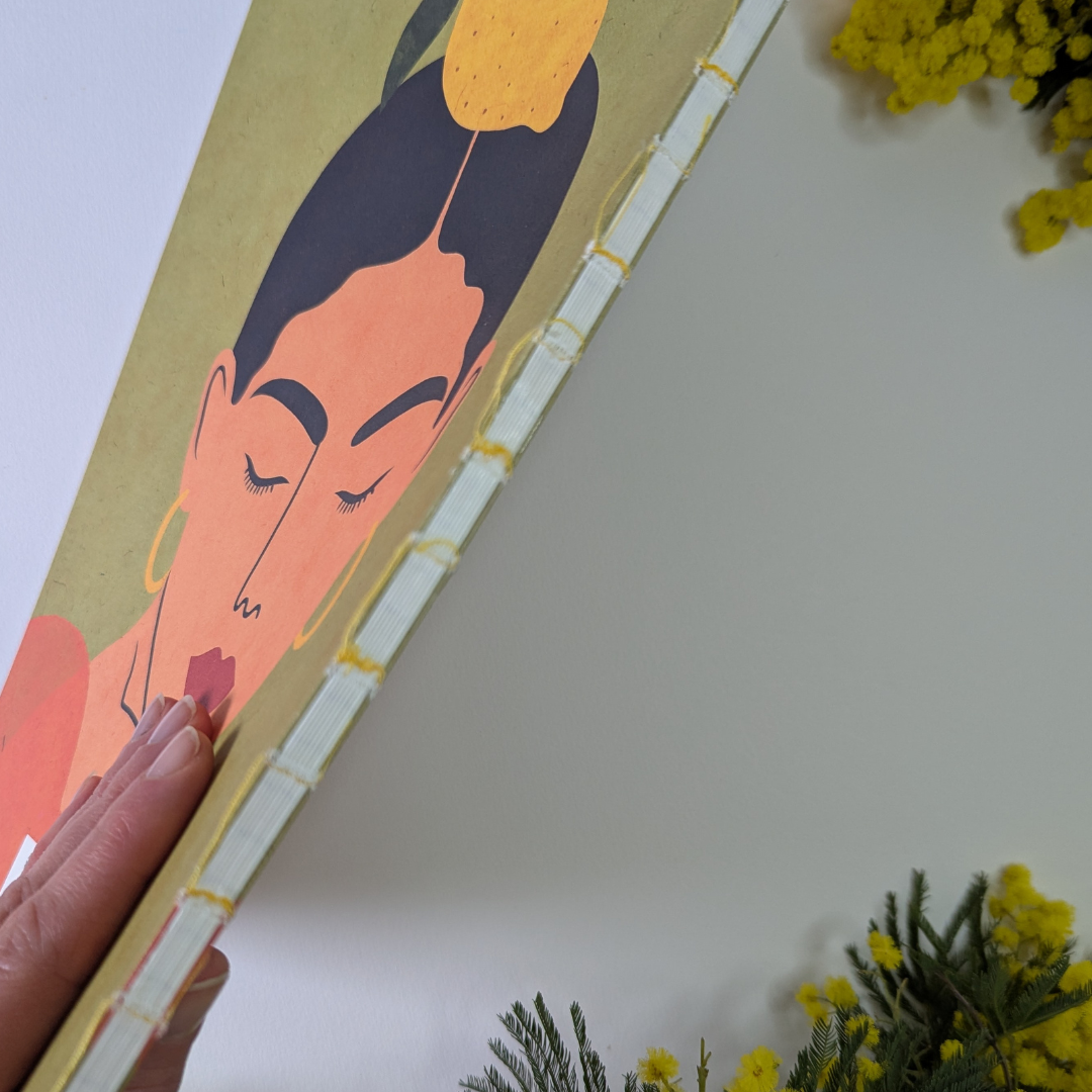 Pascale Éditions – Cahier A4 Frida – Pages Lignées & Blanches