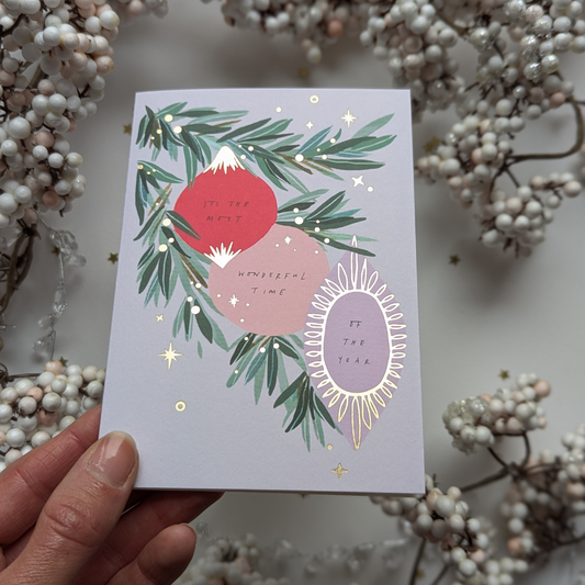 Carte de Noël « C'est la plus belle période de l'année »