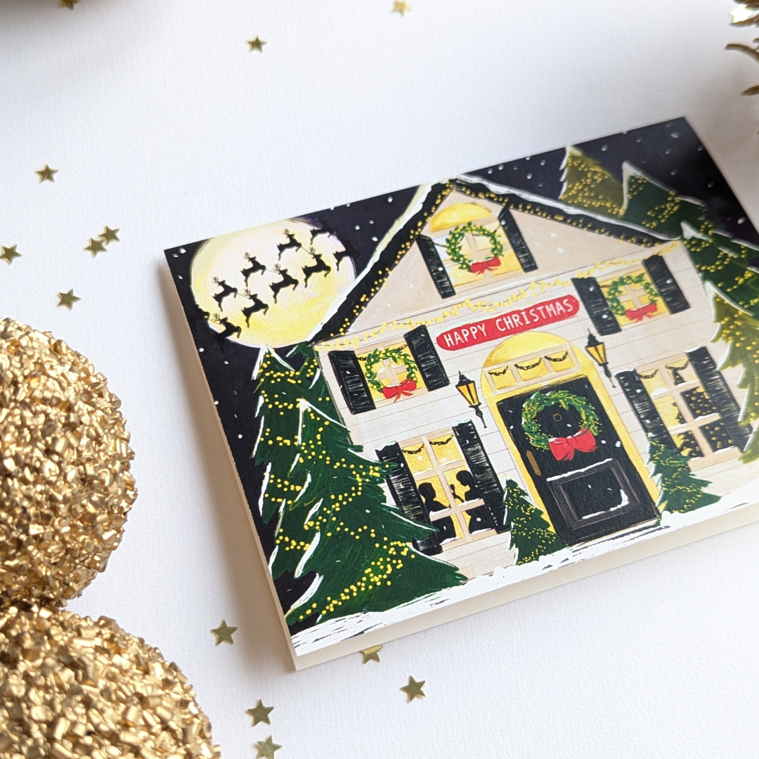 Carte de Vœux Happy Christmas