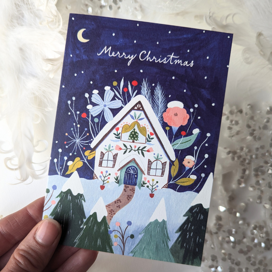 Flora Waycott - Carte Christmas Cottage