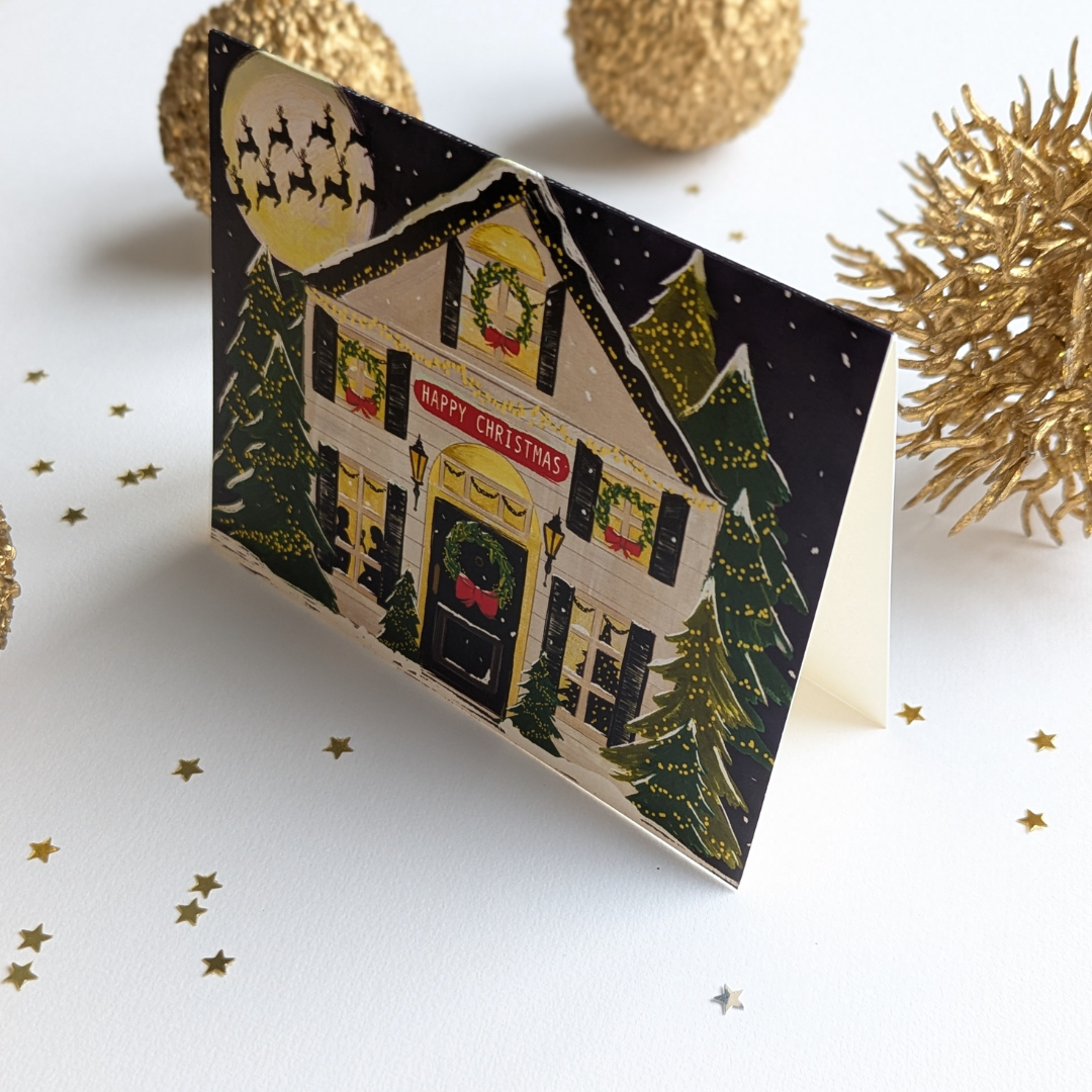 Carte de Vœux Happy Christmas