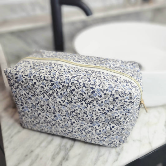 Trousse de Toilette + 5 Cotons lavables + Pochette à brosse à dents