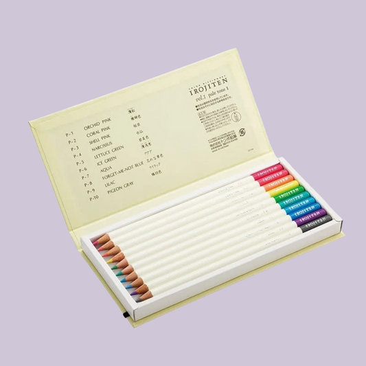 Set de 10 couleurs - Tombow - Irojiten vol. 1 : couleurs pastels
