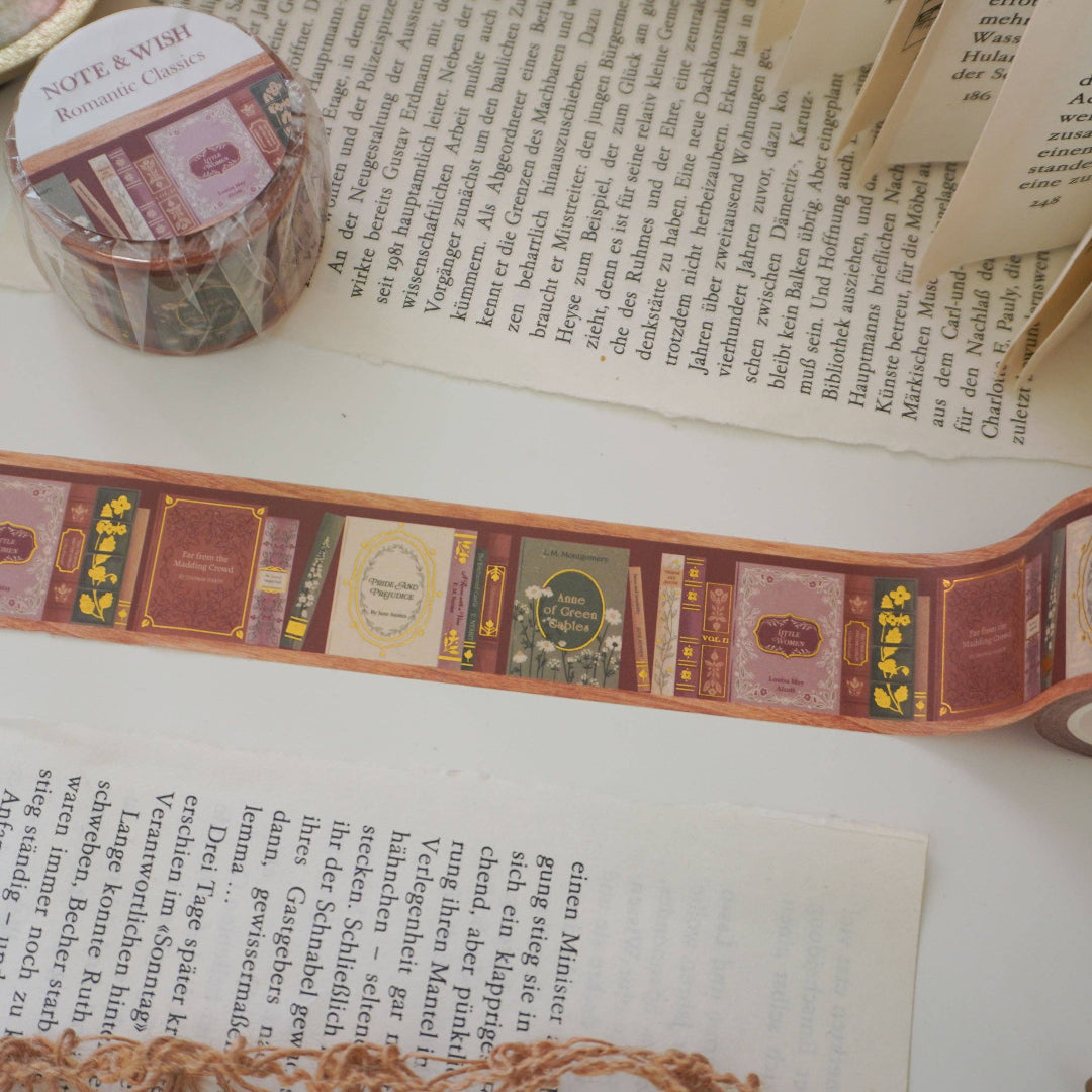 Masking Tape Classiques Littéraires Note & Wish