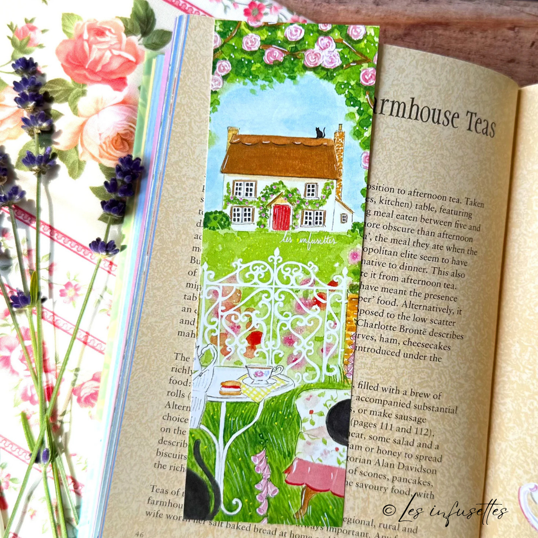 Marque Page Le jardin de Miss Marple - Les Infusettes