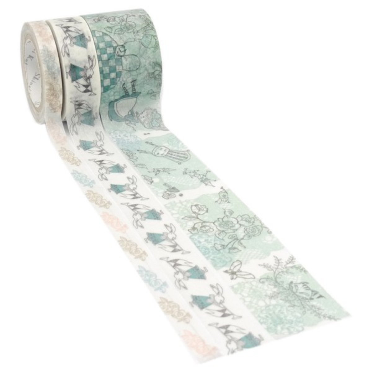 Shinzi Katoh Masking Tapes Alice aux Pays des Merveilles