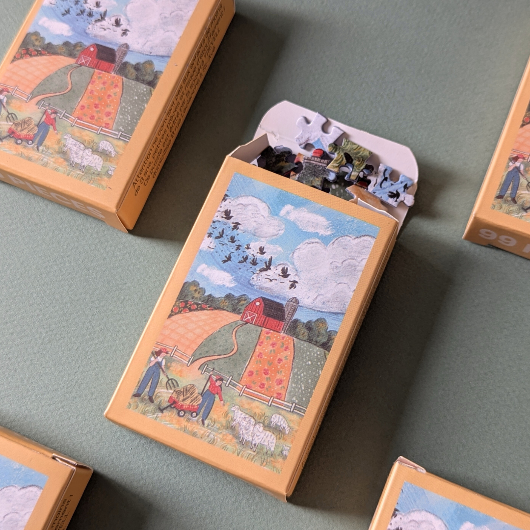 Mini Puzzle Ferme 99 pièces -Trevell