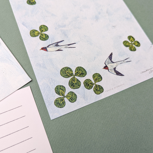 Set de Correspondance Hirondelles - Midori Asano