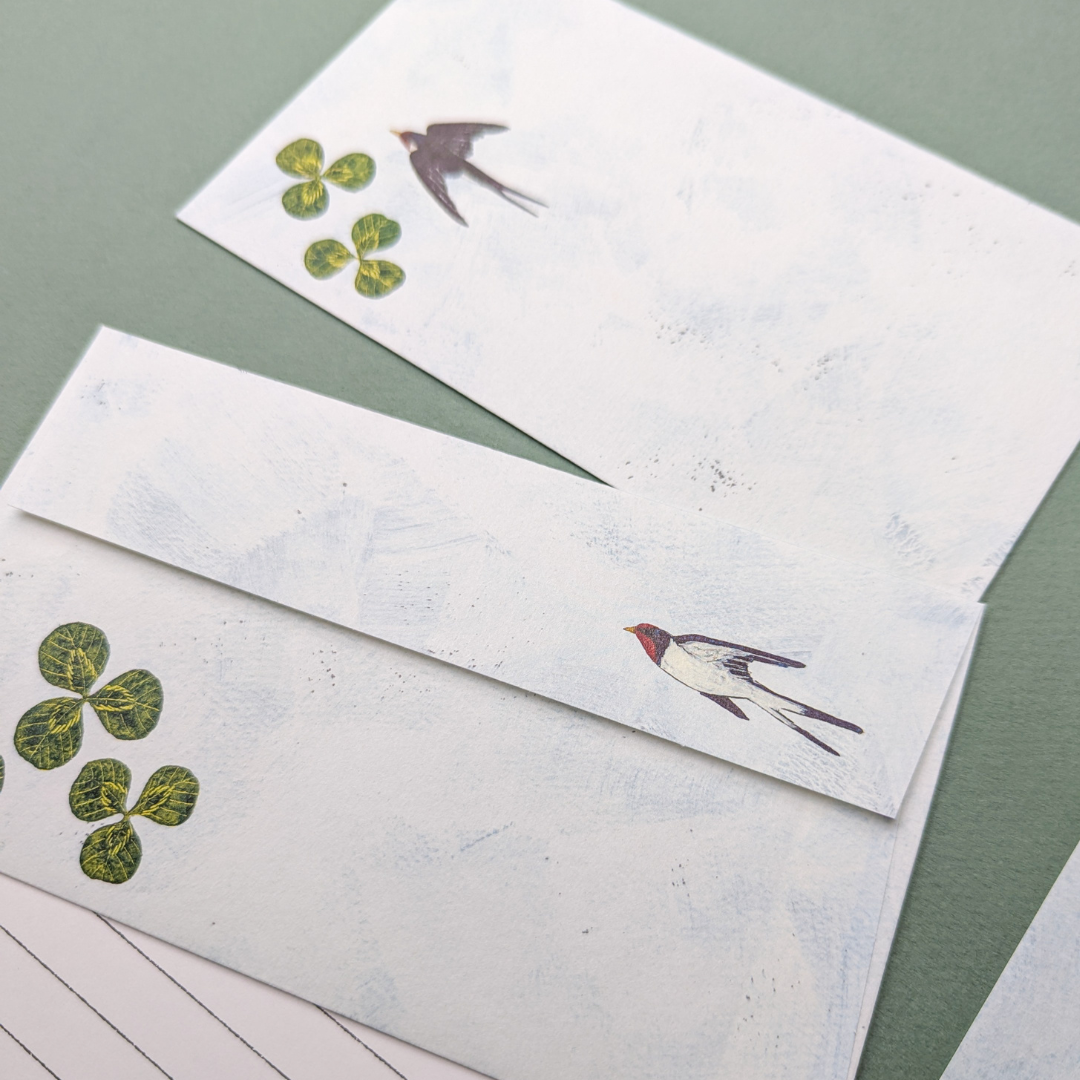 Set de Correspondance Hirondelles - Midori Asano