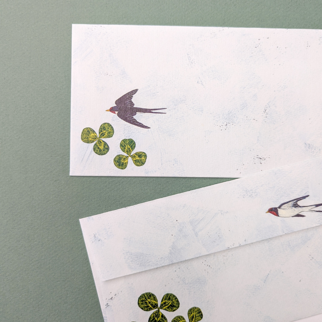 Set de Correspondance Hirondelles - Midori Asano