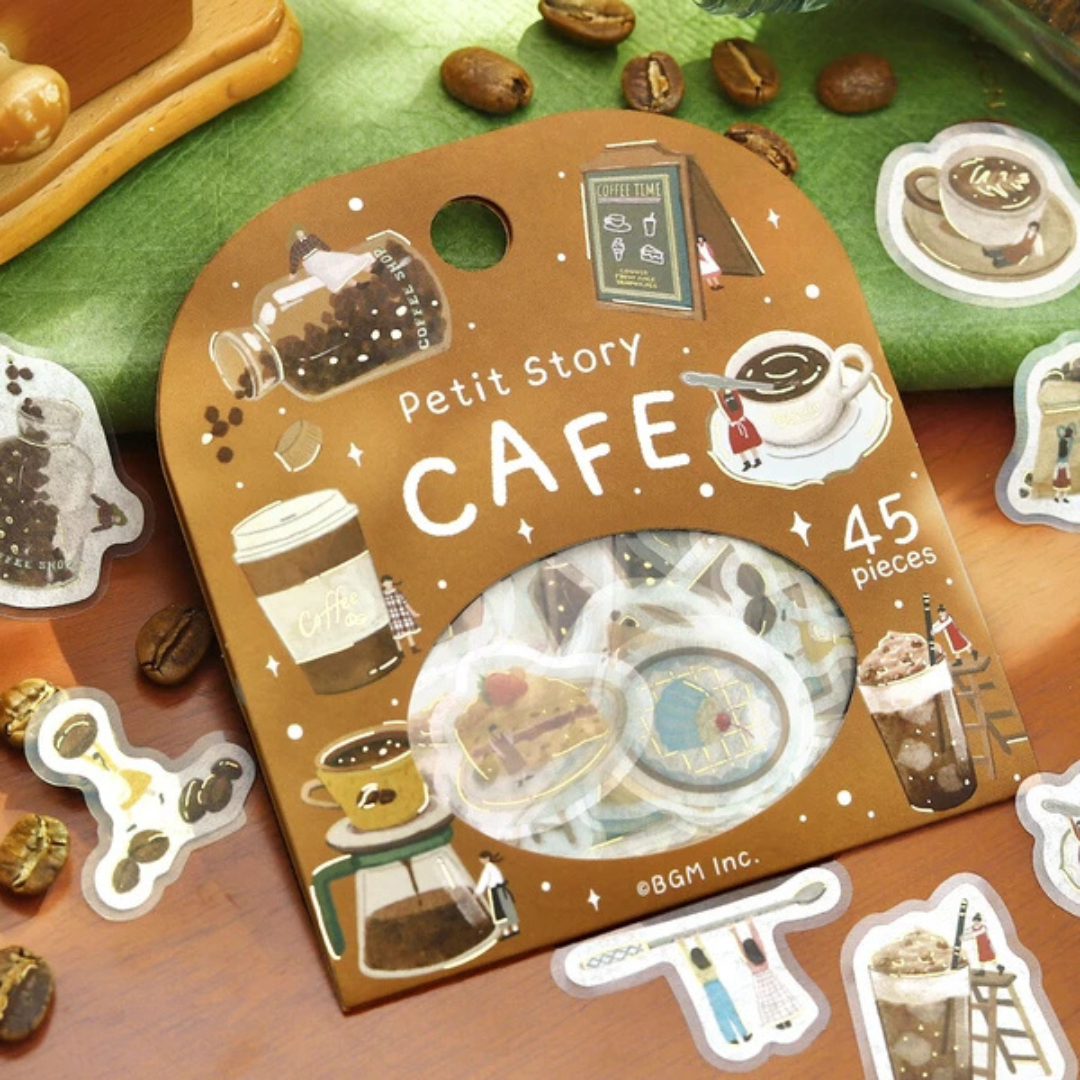 Pochette 45 Stickers Histoire autour d'un Café