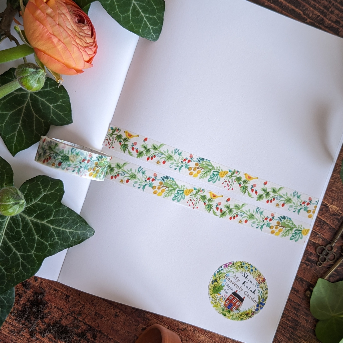 Shinzi Katoh Masking Tape Jardin Fruité