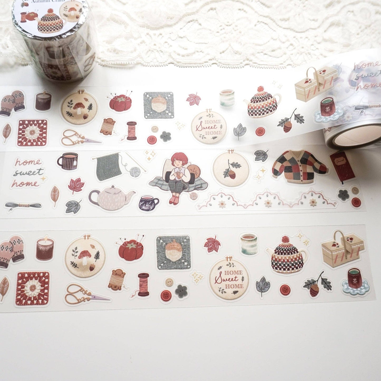 Ruban PET prédécoupé Douceurs d’automne Note & Wish