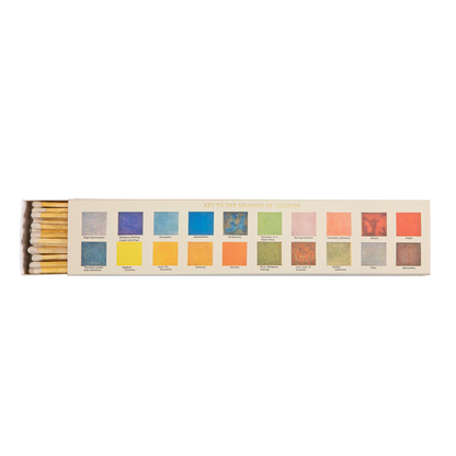 Grande Boite d'Allumettes La signification des couleurs