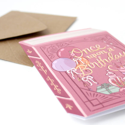 Carte d’Anniversaire " Once Upon a Birthday " - Inklings Paperie