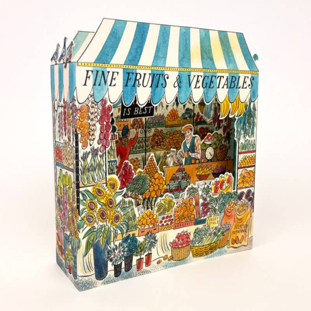 Carte 3D Jour de Marché - Emily Sutton