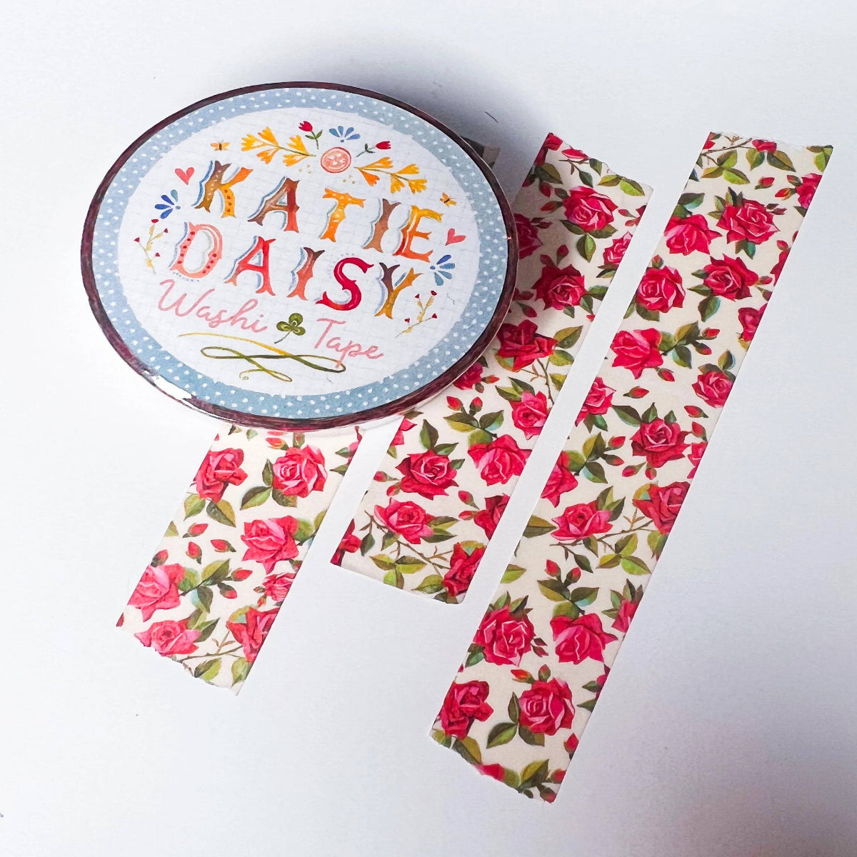 Masking Tape Roses Katie Daisy